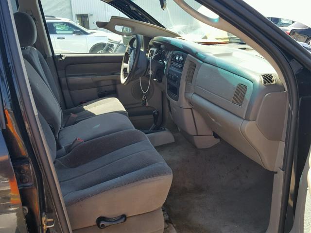 3D7KU28C74G270292 - 2004 DODGE RAM 2500 S BLACK photo 5