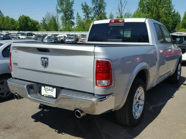 1C6RR6JTXHS582687 - 2017 RAM 1500 LARAM SILVER photo 4