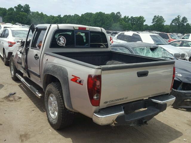 1GCDS13E388140372 - 2008 CHEVROLET COLORADO BEIGE photo 3