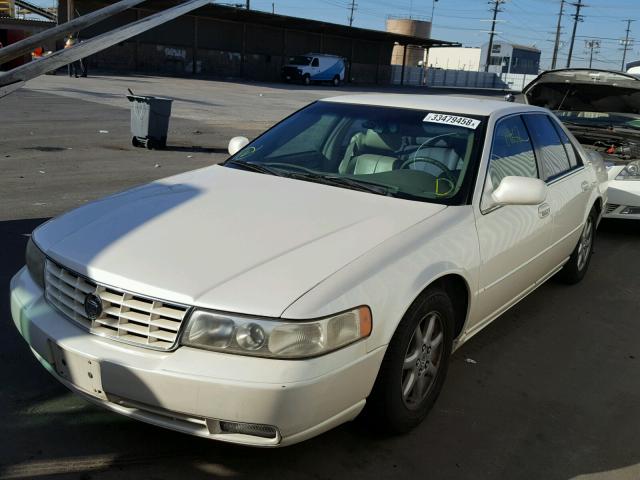 1G6KY54981U166710 - 2001 CADILLAC SEVILLE ST WHITE photo 2