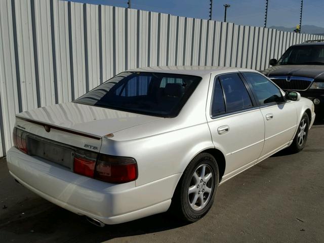 1G6KY54981U166710 - 2001 CADILLAC SEVILLE ST WHITE photo 4