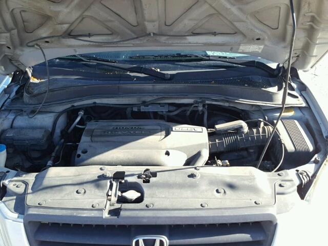 2HKYF18413H533822 - 2003 HONDA PILOT EX SILVER photo 7