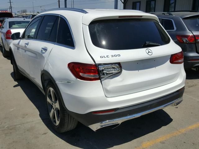 WDC0G4JB5GF028994 - 2016 MERCEDES-BENZ GLC 300 WHITE photo 3