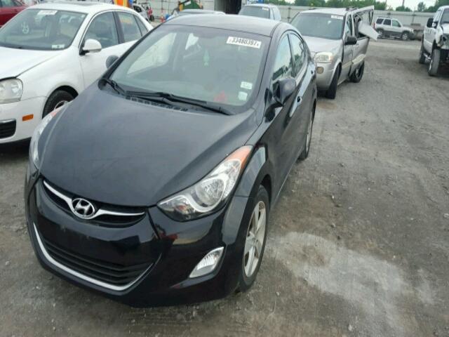 KMHDH4AE4DU858531 - 2013 HYUNDAI ELANTRA GL BLACK photo 9