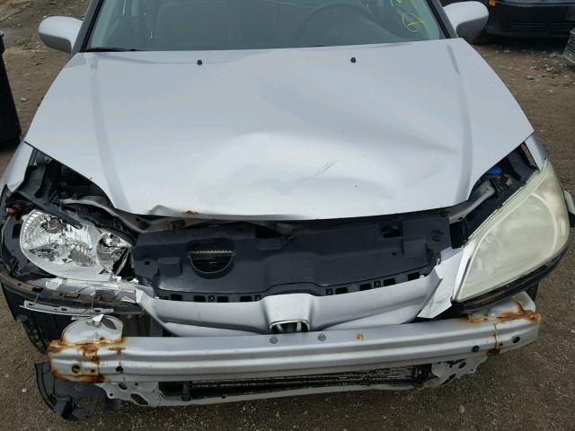 2HGES26714H632329 - 2004 HONDA CIVIC EX SILVER photo 7