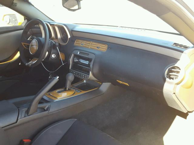 2G1FA1ED7B9134109 - 2011 CHEVROLET CAMARO LS YELLOW photo 9