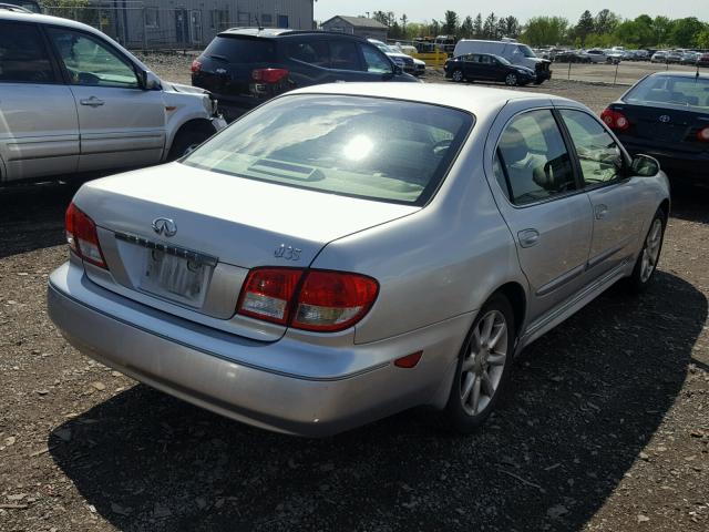 JNKDA31A92T003728 - 2002 INFINITI I35 SILVER photo 4