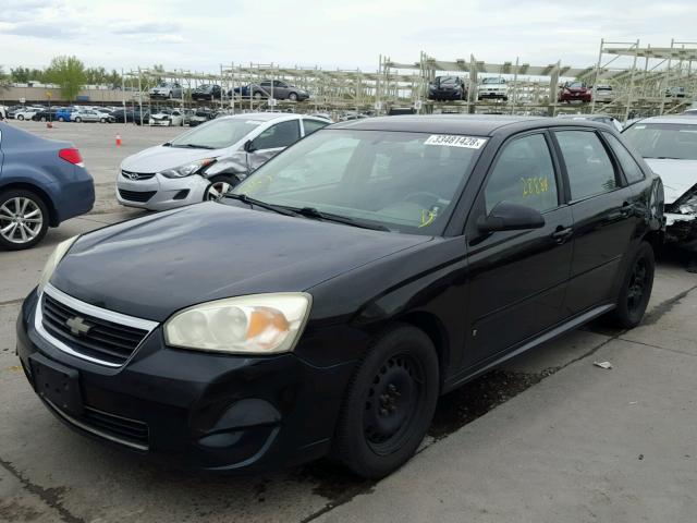 1G1ZT68N77F231589 - 2007 CHEVROLET MALIBU MAX BLACK photo 2