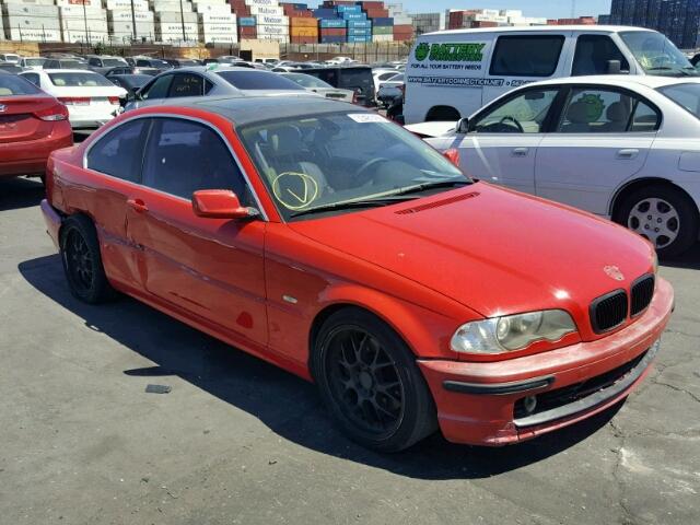 WBABN53462PH00928 - 2002 BMW 330 CI RED photo 1