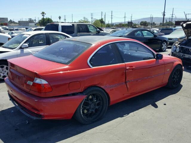 WBABN53462PH00928 - 2002 BMW 330 CI RED photo 4