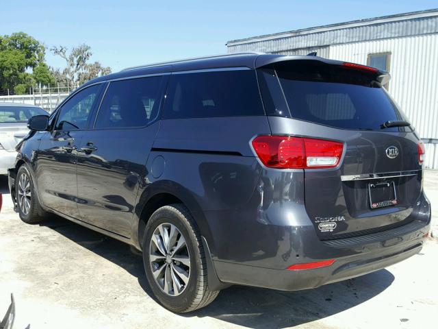 KNDMC5C1XJ6350504 - 2018 KIA SEDONA EX GRAY photo 3