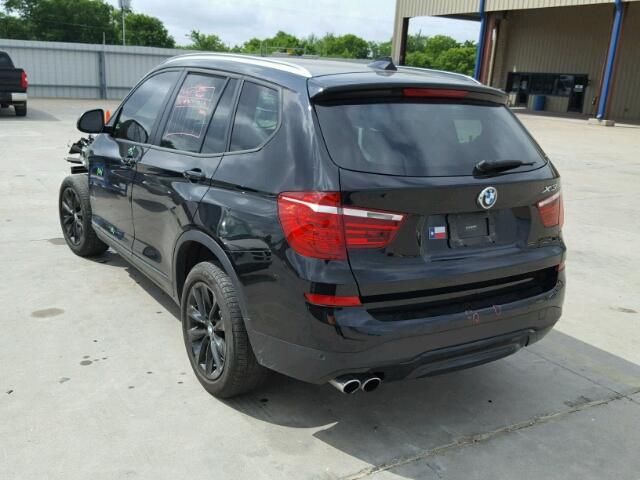 5UXWZ7C50H0U46210 - 2017 BMW X3 SDRIVE2 BLACK photo 3
