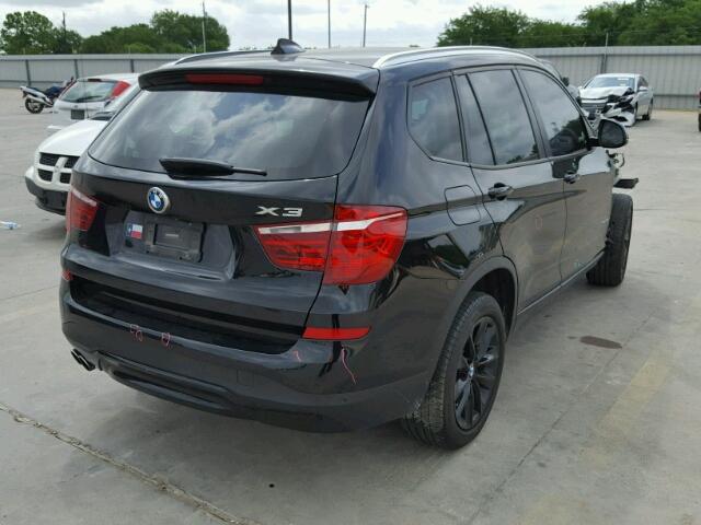 5UXWZ7C50H0U46210 - 2017 BMW X3 SDRIVE2 BLACK photo 4