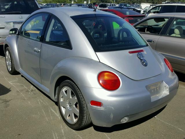 3VWDD21C91M463244 - 2001 VOLKSWAGEN NEW BEETLE 银色 照片 3