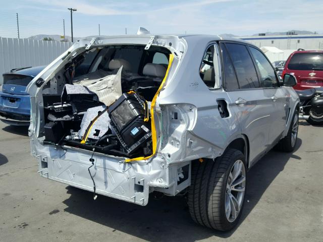 5UXKT0C33H0S81355 - 2017 BMW X5 XDR40E SILVER photo 4