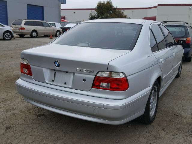 WBADT43412GY96895 - 2002 BMW 525 I AUTO SILVER photo 4