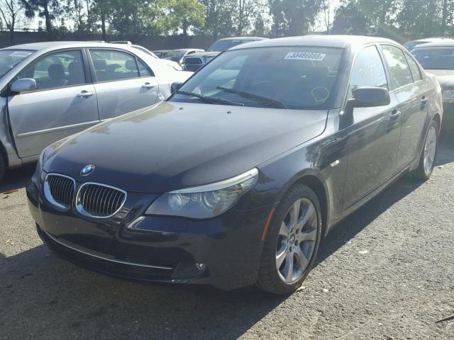 WBANV93568CZ68596 - 2008 BMW 535 XI BLACK photo 2