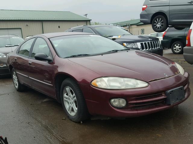 2B3HD56J1YH352985 - 2000 DODGE INTREPID E MAROON photo 1