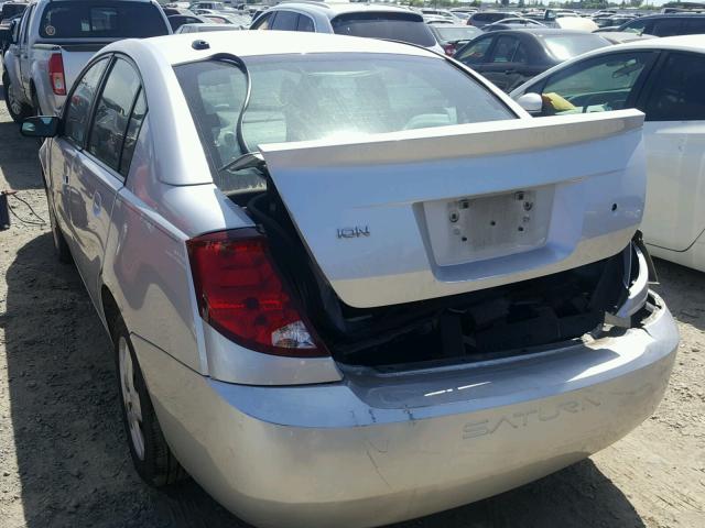 1G8AJ55F17Z168290 - 2007 SATURN ION LEVEL SILVER photo 3