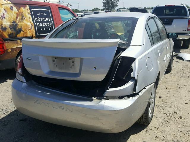 1G8AJ55F17Z168290 - 2007 SATURN ION LEVEL SILVER photo 4