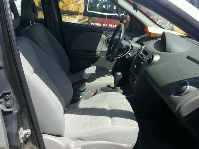 1G8AJ55F17Z168290 - 2007 SATURN ION LEVEL SILVER photo 5