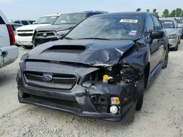 JF1VA1E61H9829498 - 2017 SUBARU WRX PREMIU GRAY photo 2