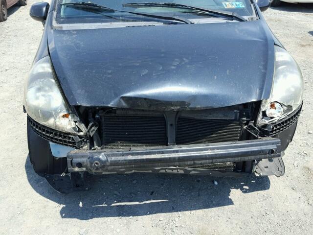 JHMGD38637S012427 - 2007 HONDA FIT S შავი ფოტო 9