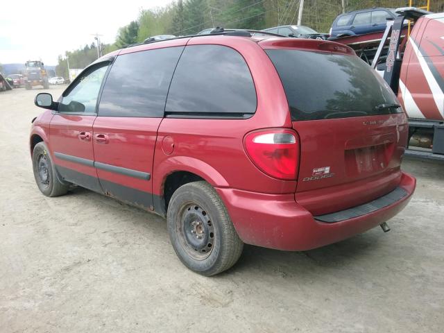 1D4GP45R56B560976 - 2006 DODGE CARAVAN SX MAROON photo 3