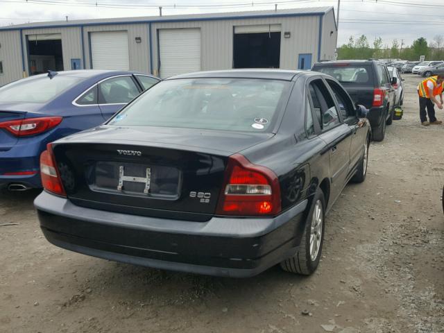 YV1TS94D011171331 - 2001 VOLVO S80 BLACK photo 4