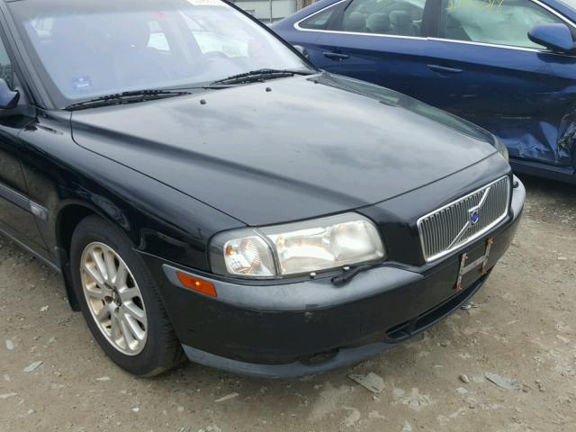 YV1TS94D011171331 - 2001 VOLVO S80 BLACK photo 9