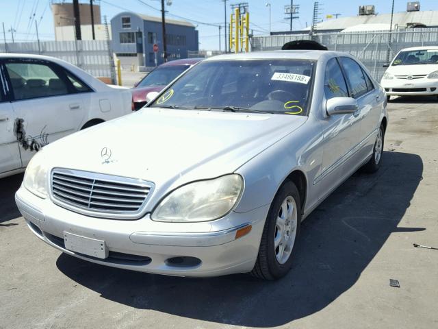 WDBNG70J11A192767 - 2001 MERCEDES-BENZ S 430 SILVER photo 2