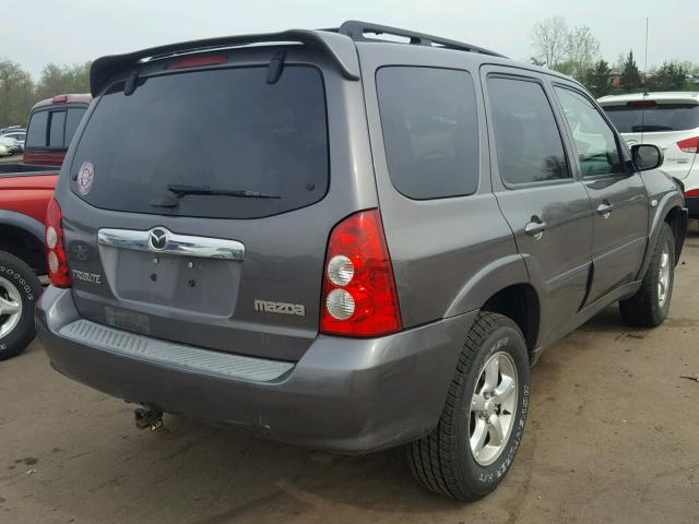 4F2CZ94155KM52192 - 2005 MAZDA TRIBUTE S SILVER photo 4