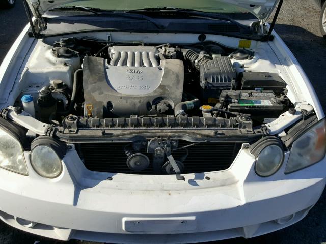 KNAGD128045278267 - 2004 KIA OPTIMA WHITE photo 7