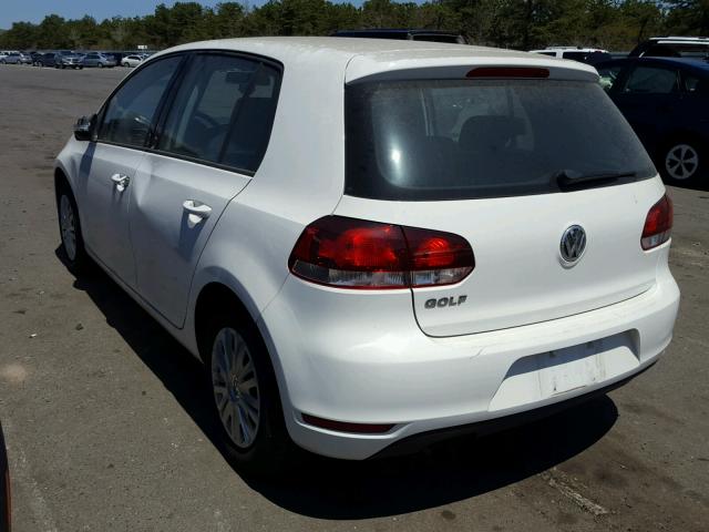 WVWDA7AJ6AW376716 - 2010 VOLKSWAGEN GOLF 白色 照片 3