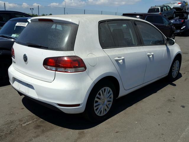 WVWDA7AJ6AW376716 - 2010 VOLKSWAGEN GOLF 白色 照片 4
