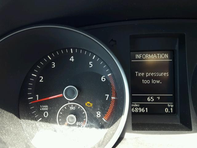 WVWDA7AJ6AW376716 - 2010 VOLKSWAGEN GOLF 白色 照片 8