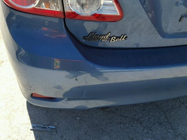 5YFBU4EE0DP091873 - 2013 TOYOTA COROLLA/S/ BLUE photo 10