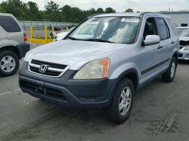 SHSRD788X4U243720 - 2004 HONDA CR-V SILVER photo 2