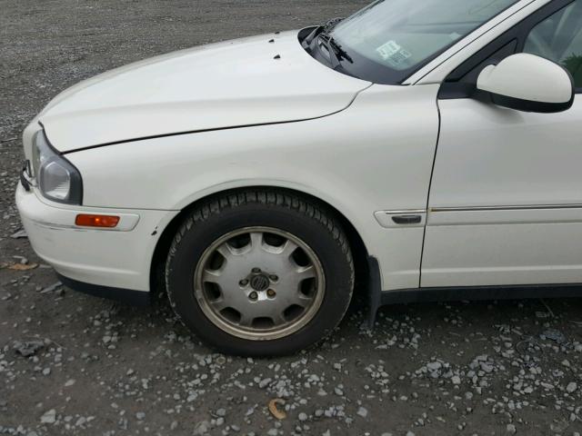 YV1TS92D831308487 - 2003 VOLVO S80 WHITE photo 9