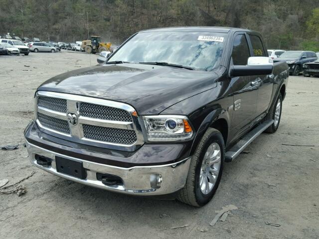 1C6RR6PT4GS242151 - 2016 RAM 1500 LONGH BROWN photo 2