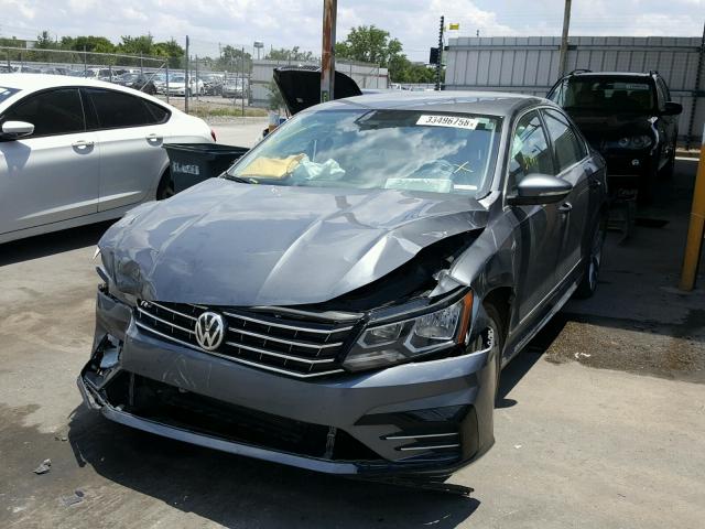 1VWDT7A34HC068982 - 2017 VOLKSWAGEN PASSAT R-L GRAY photo 2