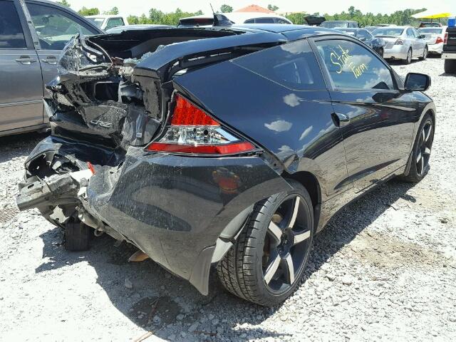 JHMZF1D60BS006221 - 2011 HONDA CR-Z BLACK photo 4