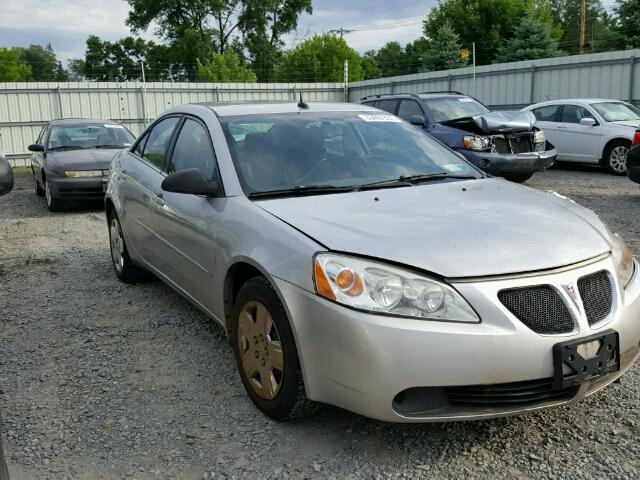 1G2ZF57B084230687 - 2008 PONTIAC G6 VALUE L SILVER photo 1