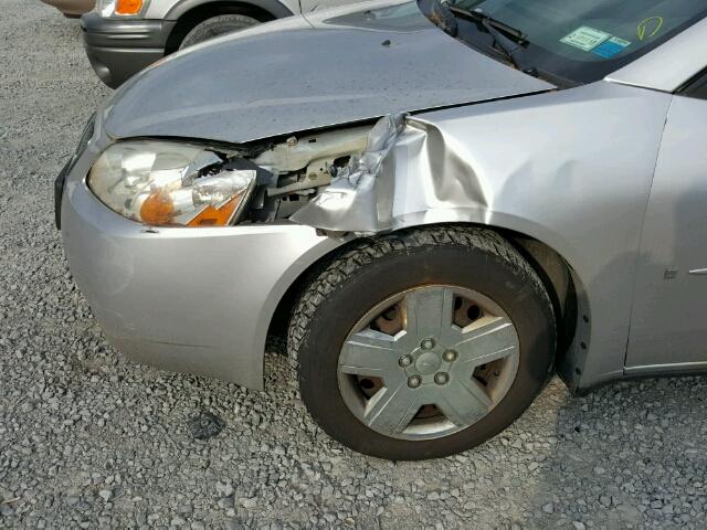 1G2ZF57B084230687 - 2008 PONTIAC G6 VALUE L SILVER photo 10