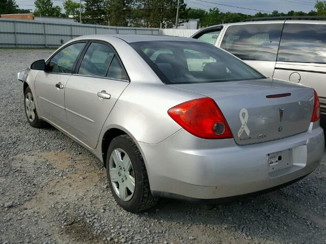 1G2ZF57B084230687 - 2008 PONTIAC G6 VALUE L SILVER photo 3