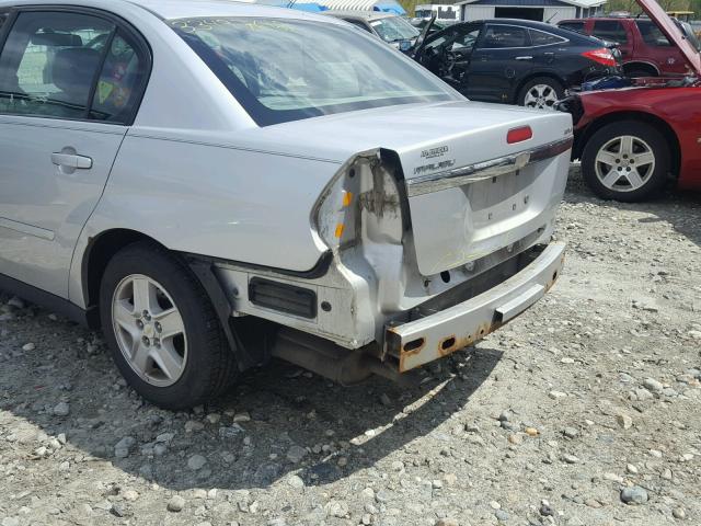 1G1ZT52855F141562 - 2005 CHEVROLET MALIBU LS ვერცხლისფერი ფოტო 9