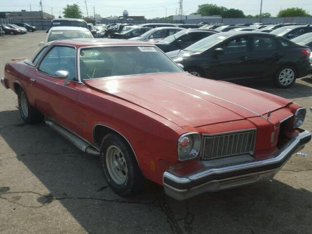 3G37K5M299979 - 1975 OLDSMOBILE CUTLASS RED photo 1