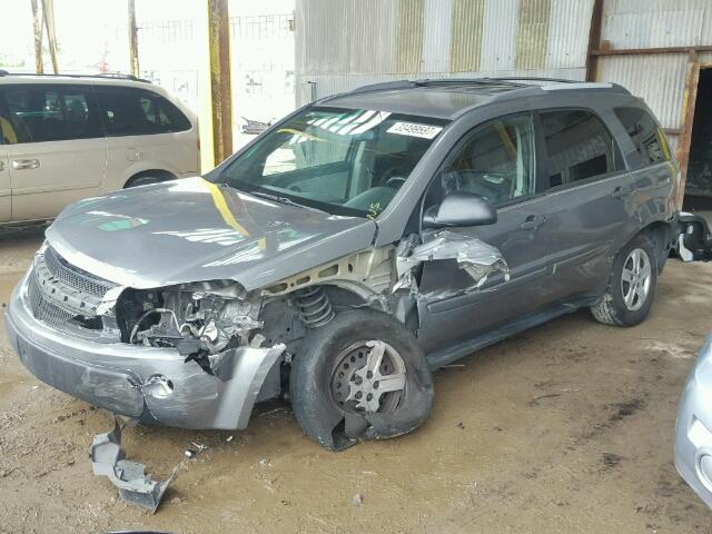 2CNDL13F956078866 - 2005 CHEVROLET EQUINOX LS GRAY photo 2