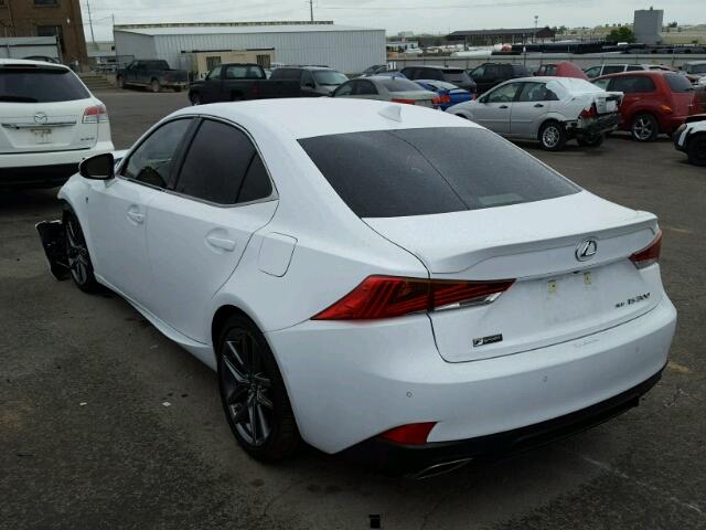 JTHC81D21J5028254 - 2018 LEXUS IS 300 WHITE photo 3