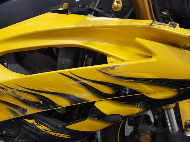 JYARJ16E28A007241 - 2008 YAMAHA YZFR6 YELLOW photo 11